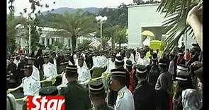 Tuanku Jaafar's funeral procession