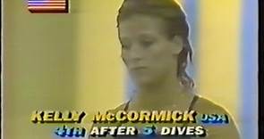 1986 Kelly McCormick Team USA - 3 meter springboard diving - World Diving Championships