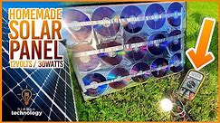 I turn a bunch of old CDs into a SOLAR PANEL for your home | Homemade Free Energy
