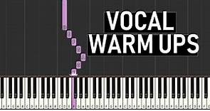 ♬ VOCAL WARM UPS #7 (TENOR RANGE C3 - C5) (2 OCTAVES) MAJOR SCALES - By Soulphonic ♬