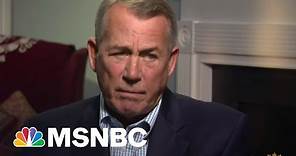 Boehner Torched After Blasting 'Lucifer' Cruz And GOP He Enabled | The Beat With Ari Melber | MSNBC