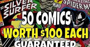 50 Comic Books Worth $100 or More GUARANTEED!!! - Do You Have These Marvel Comics ?