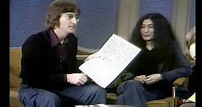 THE DICK CAVETT SHOW John Lennon, Yoko Ono, and Shirley MacLaine