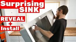 Modern Minimalist Kitchen - Stainless Steel Drainboard Sink