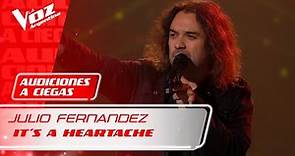Julio Fernandez – “It´s a heartache” – Audiciones a Ciegas – La Voz Argentina 2021