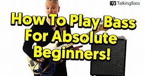 Beginner's Guide To Bass Guitar - Lesson #1: The Absolute Basics