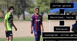 Barça Academy Julian Gaines Highlight Tape #1