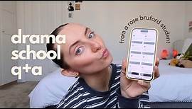 drama school q+a from a rose bruford student | audition tips ⭐️
