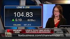 Lowe's to pay 260K hourly employees $1,000 bonuses