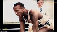 1936年柏林奥运会 杰西欧文斯获得100米金牌 比赛摄影