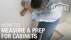 How to Install Kitchen Cabinets: Prep & Measure
