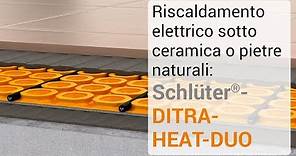 Riscaldamento elettrico sotto ceramica o pietre naturali: Schlüter-DITRA-HEAT-DUO
