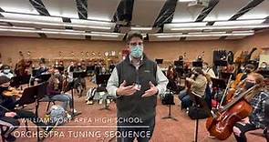 String Orchestra Tuning Sequnce