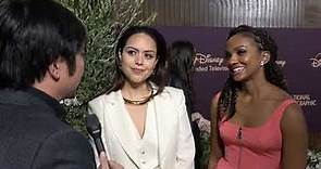 Alyssa Diaz and Mekia Cox Carpet Interview at The Walt Disney Company Emmy Awards Party