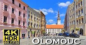 Olomouc , Czech Republic in 4K 60fps HDR ( UHD ) Dolby Atmos 💖 The best places 👀 , walking tour