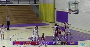 Williams v. Vassar Women's Basketball 1st Half Highlights
