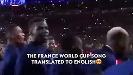 France World Cup song translated to English😍 #absolutesonny #fyp #football