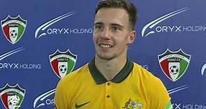 Denis Genreau reflects on 'massive honour' after debuting for Socceroos v Chinese Taipei | Interview