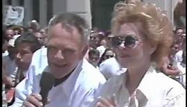 Elizabeth Montgomery and Dick Sargent together in 1992 Grand Marshals