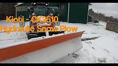 Kioti CK3510 Hydraulic Snow Plow
