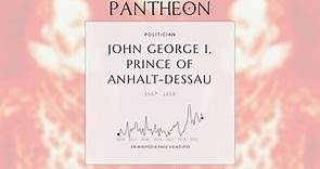 John George I, Prince of Anhalt-Dessau Biography - Prince of Anhalt-Dessau