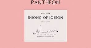 Injong of Joseon Biography - 12th king of Joseon from 1544 to 1545