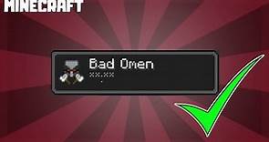 Minecraft | What Does Bad Omen Mean?