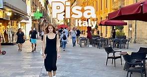Pisa, Italy 🇮🇹 - Summer 2022 - 4K 60fps HDR Walking Tour