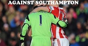 Asmir Begović amazing goal - Stoke City-Southampton 1-0 - 2/11/2013