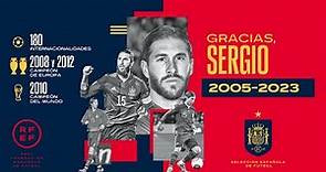 Gracias, Sergio. Vídeo homenaje de la Selección española a la figura de Sergio Ramos | 🔴 SEFUTBOL