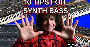 10 Tips For Synth Bass