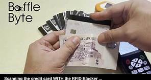Product Demo: RFID Blocking Card for Wallet / Card Holder