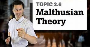 Thomas Malthus & Population Growth [AP Human Geography Unit 2 Topic 6] (2.6)