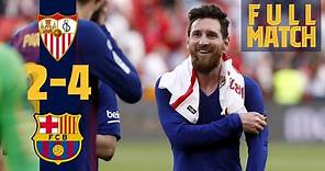 FULL MATCH: Sevilla - Barça (2019) Messi scores 50th hat-trick in six-goal thriller!