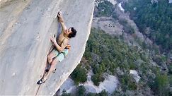 World's Hardest Flash - Adam Ondra Climbs 5.15 (9a+) First Try