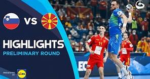 Slovenia vs North Macedonia| Highlights | Preliminary Round | Men's EHF EURO 2022