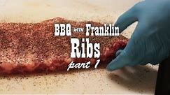 BBQ with Franklin: Pork Ribs part 1