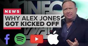 Why were Alex Jones and Infowars kicked off YouTube, Facebook, Apple and Spotify? (CNET News)