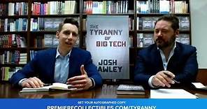 Josh Hawley Book Signing & Interview | The Tyranny of Big Tech