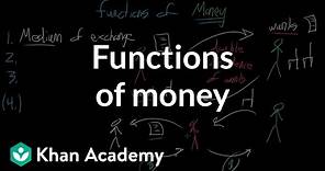 Functions of money | Financial sector | AP Macroeconomics | Khan Academy