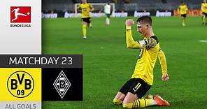 Reus Involved in 5(!) Goals! | Dortmund - Gladbach 6-0 | All Goals | Matchday 23 – Bundesliga 21/22