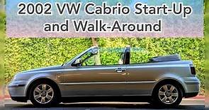 2002 VW Cabrio FOR SALE (start-up, walk-around quick tour)