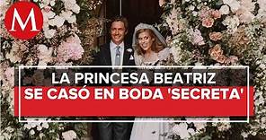 ¡Boda real! La princesa Beatriz y Edoardo Mapelli se casaron en ceremonia privada