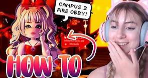 HOW TO GET MORE ELEMENTAL POWERS! (FIRE ELEMENT OBBY ROBLOX ROYALE HIGH CAMPUS 3!) 🏰