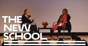 bell hooks & Gloria Steinem at Eugene Lang College