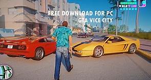 GTA Vice City Game Free Download For PC Offline - Best Links