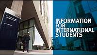 Information for International Students | University of Strathclyde International Study Centre