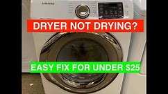Samsung Dryer has No Heat? How to easily fix it for under $20!