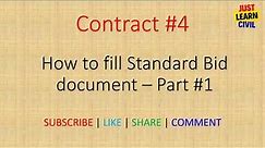 [CONTRACT #4] How to Fill up Standard bid document (SBD) up to 2 crore| PPMO | Tender notice | BDS