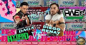 Daga (Mexico) vs Diego Renay - Pro Wrestling Element Championship Match - San Antonio, Tx 1/15/2023